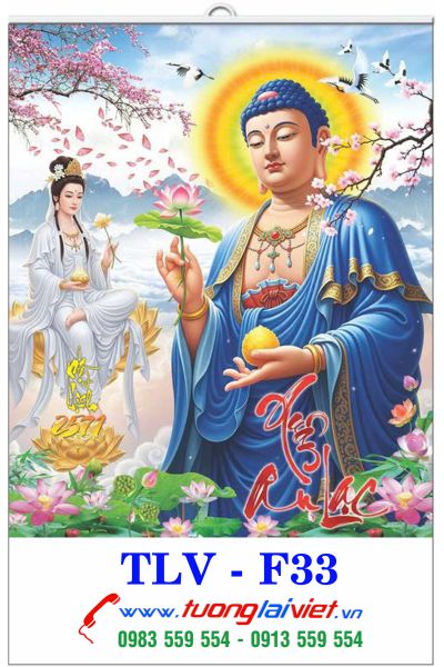 In Lịch treo tường 5 tờ Lịch phật